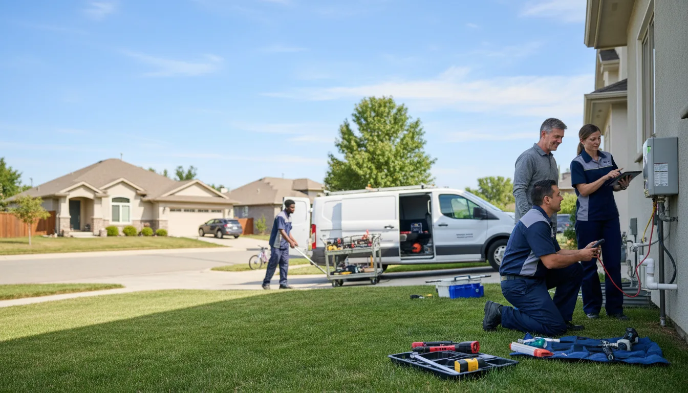 Tankless water heater service in Sullivan, IL